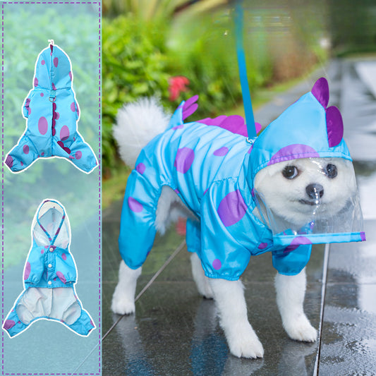 Dog Rain Coat with Hood