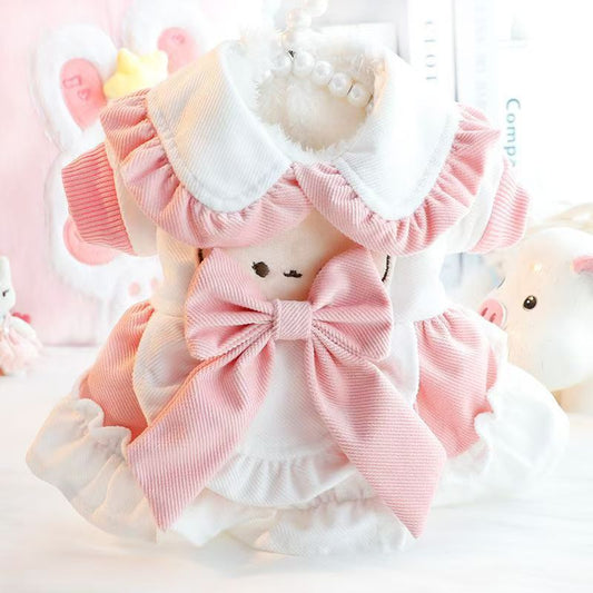 pink dog dress