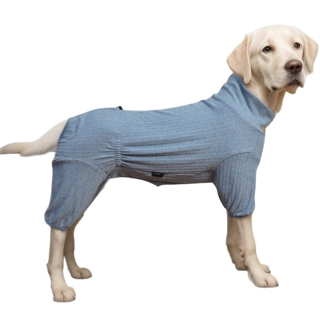 Big Dog Pajamas High Stretch 4-Legged Warm PJS for Large Breeds