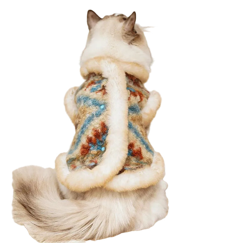 Cotton Dog Sweaters & harness Vests - Autumn/Winter Thick Pet Apparel