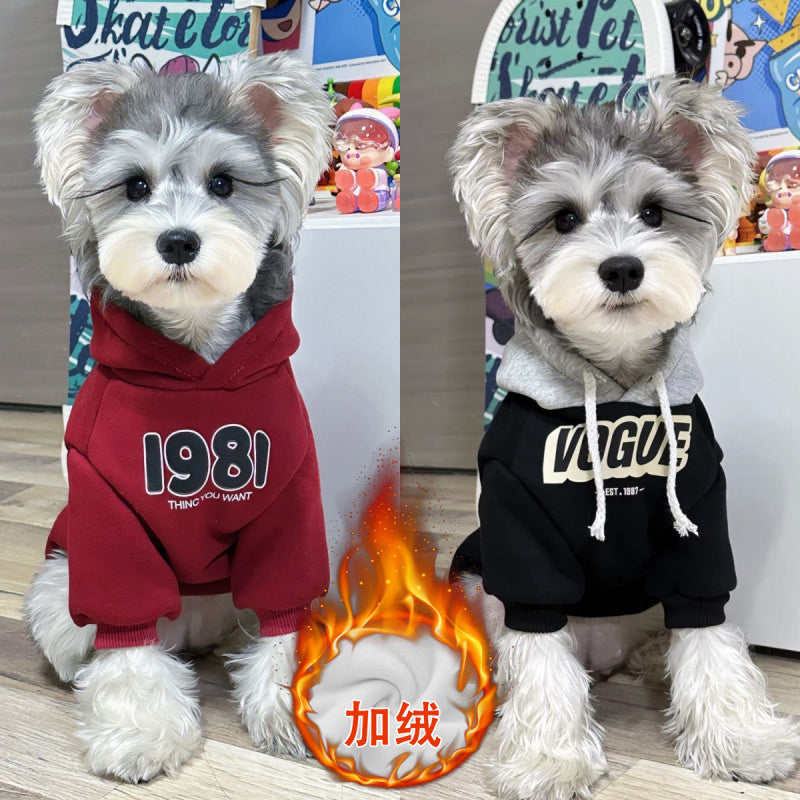 Custom Dog Hoodies Personalized Pet Hoodie for Corgi & Teddy Puppy