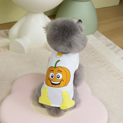 Custom Dog Shirt: Funny Cartoon Summer Vest with D-Ring for Small Dogs