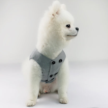 Personalized Dog Shirts: One-Piece Wedding Suit with Pants for Pets