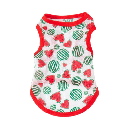 Breathable 3-layer cooling dog vest to prevent pet overheating in hot weather
