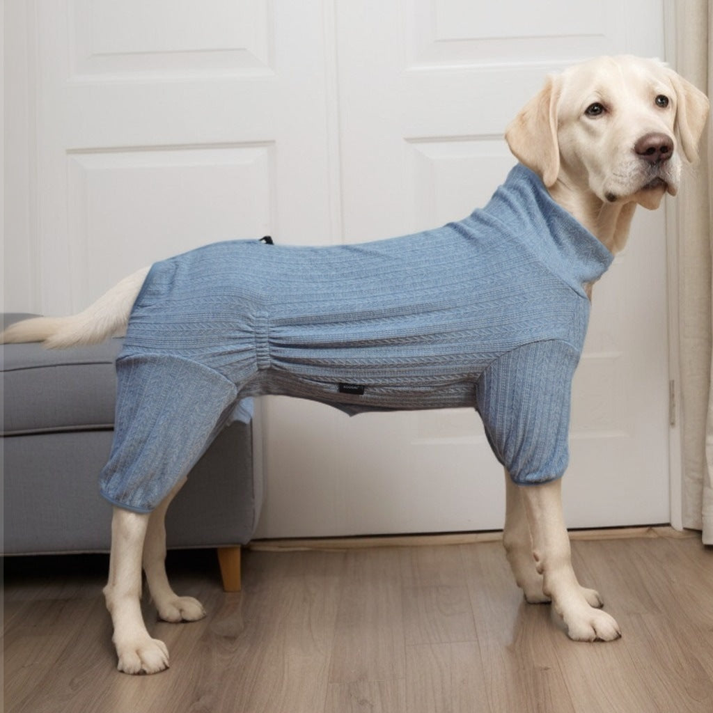 Big Dog Pajamas High Stretch 4-Legged Warm PJS for Large Breeds