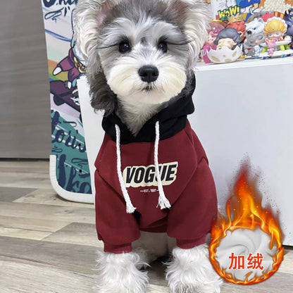 Custom Dog Hoodies Personalized Pet Hoodie for Corgi & Teddy Puppy