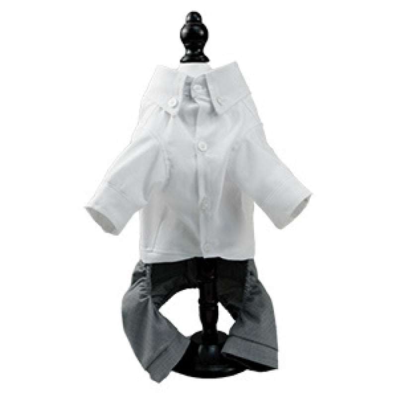 Personalized Dog Shirts: One-Piece Wedding Suit with Pants for Pets