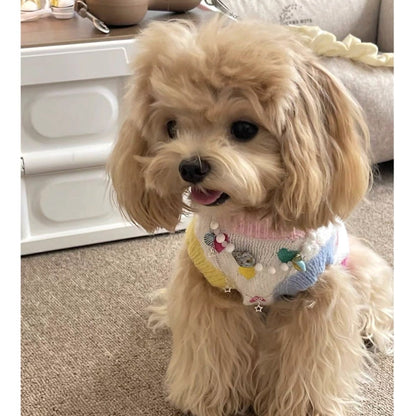 Small Dog Sweaters Soft Knit Pet Clothes for Maltese & Bichon Puppies