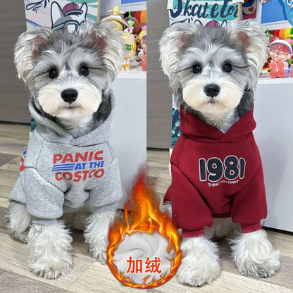 Custom Dog Hoodies Personalized Pet Hoodie for Corgi & Teddy Puppy