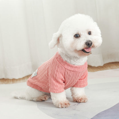 Designer Dog Sweaters Soft Knit Base Layer for Bichon & Small Dogs