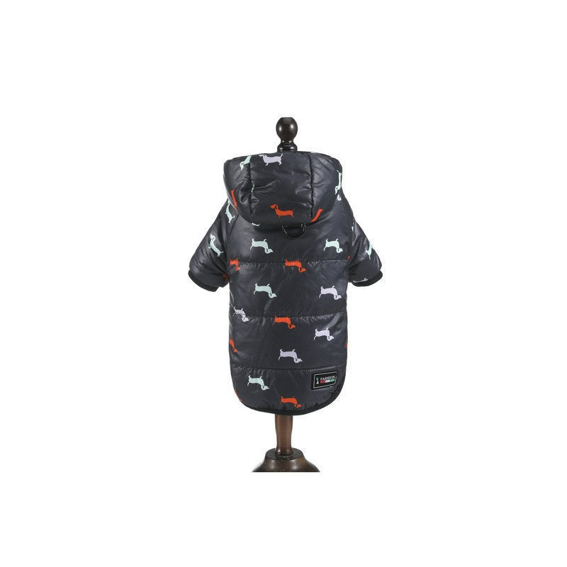 Hoodies with Dogs: Warm Winter Padded Coat for Corgis & Small Dogs