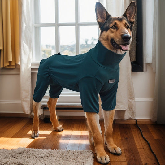Big Dog Pajamas High Stretch 4-Legged Warm PJS for Large Breeds