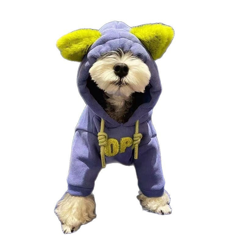 XXLarge Hoodie Dog Thick Thermal Hooded Jacket for Large Breed Pets