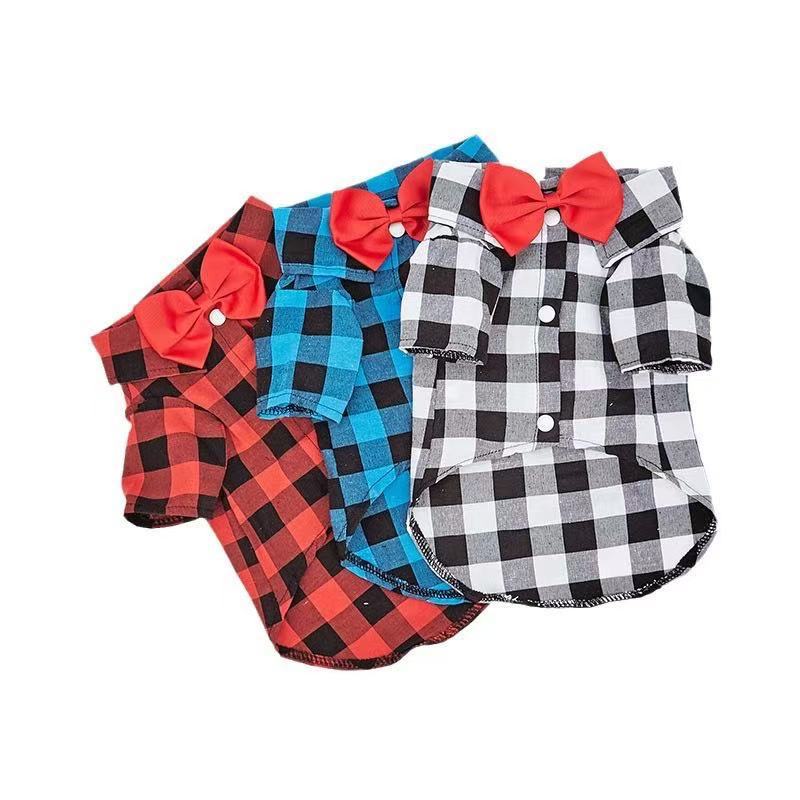 Big Dog T Shirts: Plaid Formal Wedding Suit for Medium & Large Dogs