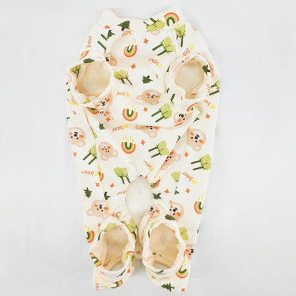 Dog Pajamas Soft Thermal Loungewear for Small Dogs & Puppies