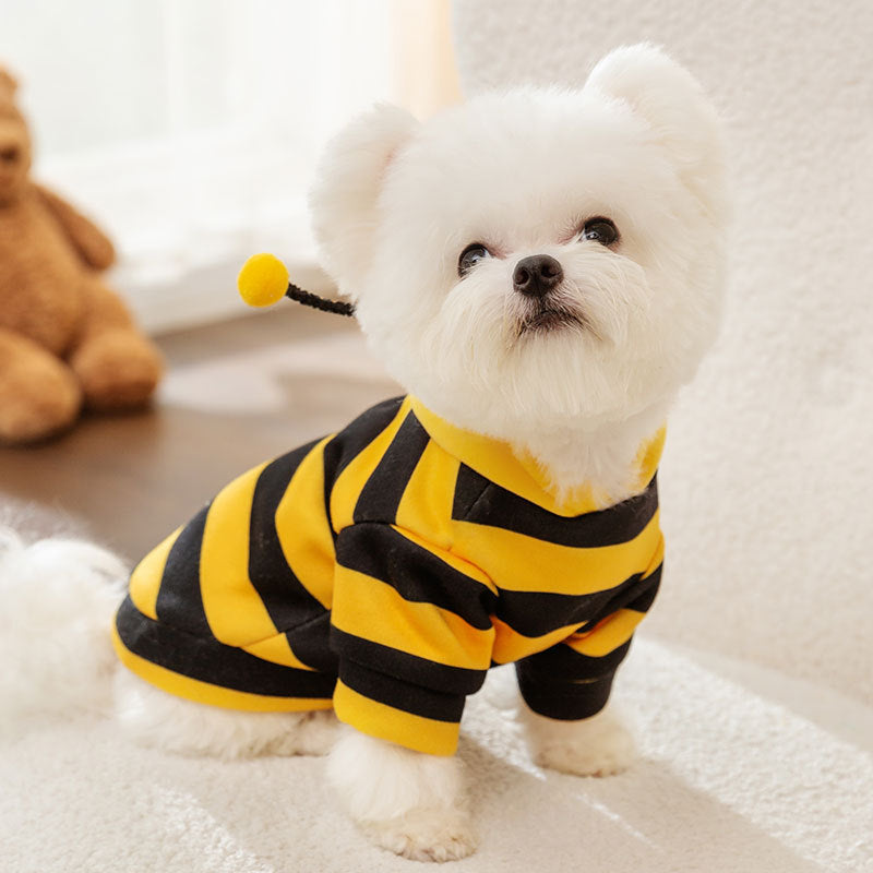 Hoodies for Dogs Cute Bumble Bee Costume for Small Dogs & Cats