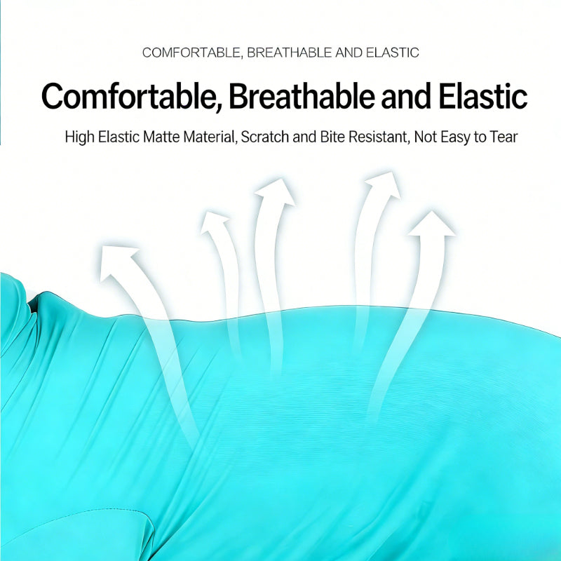 Breathable summer dog surgery recovery suit with back zipper for cool healing
