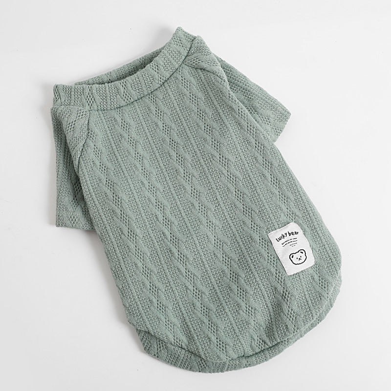 Designer Dog Sweaters Soft Knit Base Layer for Bichon & Small Dogs
