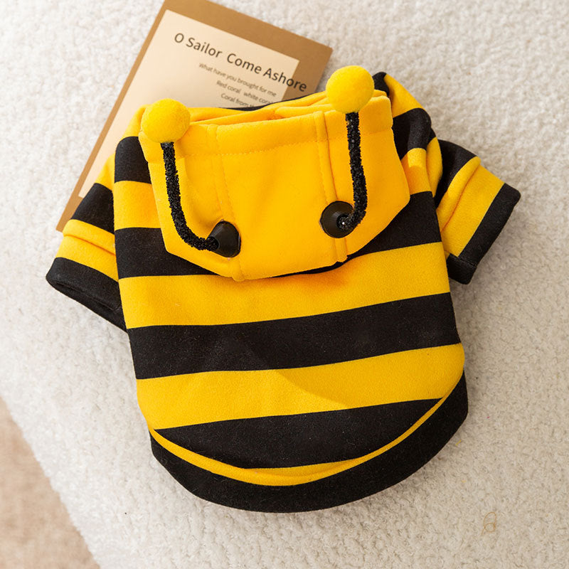 Hoodies for Dogs Cute Bumble Bee Costume for Small Dogs & Cats