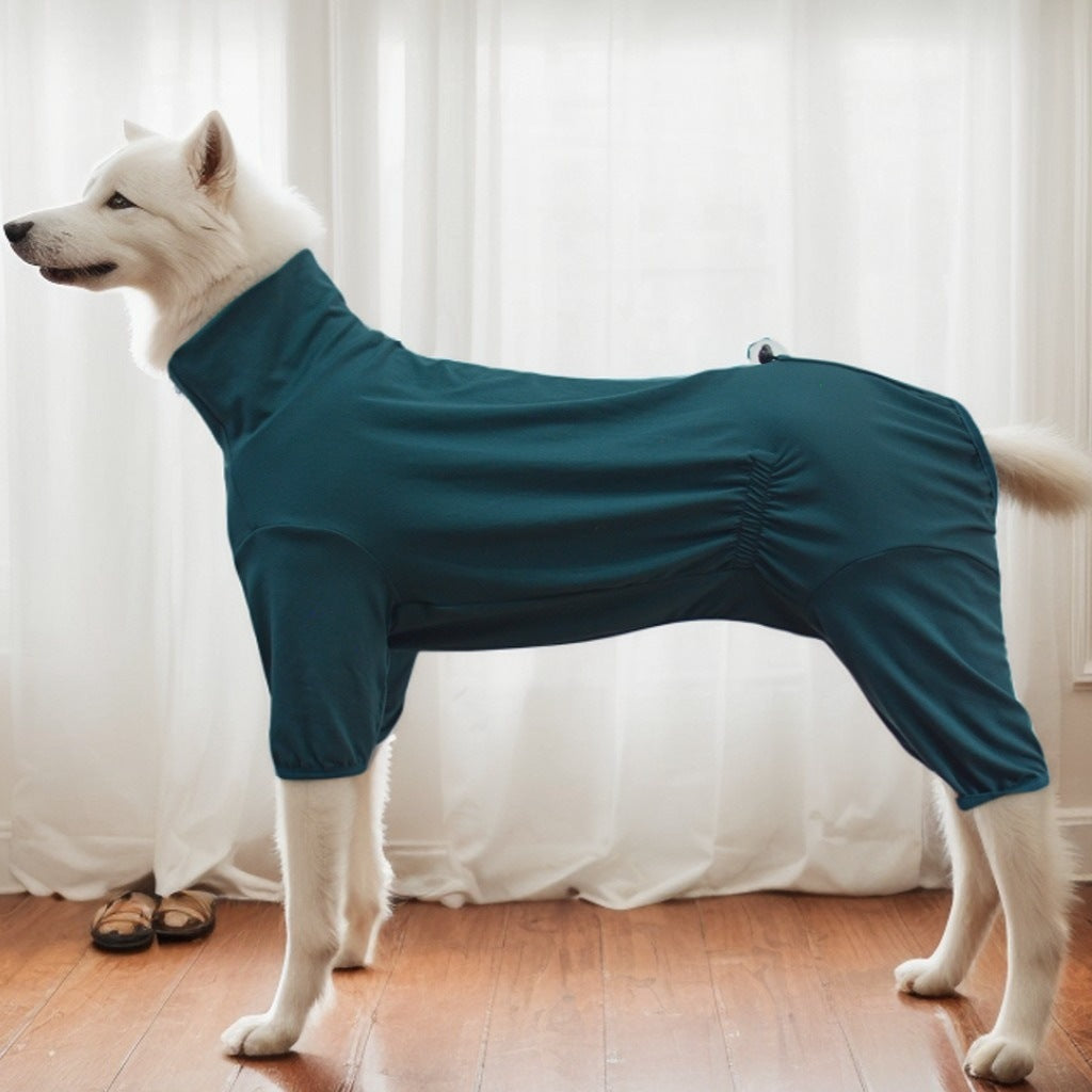 Big Dog Pajamas High Stretch 4-Legged Warm PJS for Large Breeds
