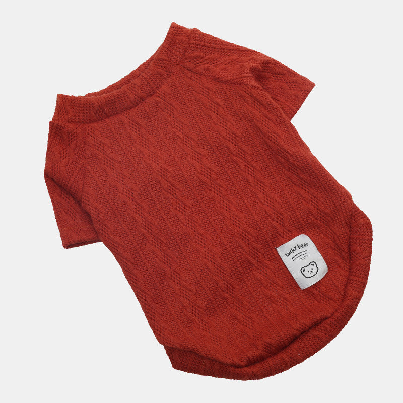 Designer Dog Sweaters Soft Knit Base Layer for Bichon & Small Dogs