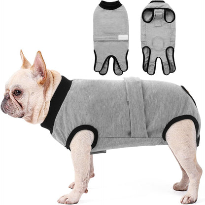 Dog recovery suit for after surgery with breathable mesh for fast healing