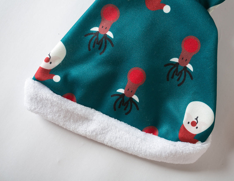 Dog with Cape, Festive Christmas & New Year Red Cloak for Cats & Dogs