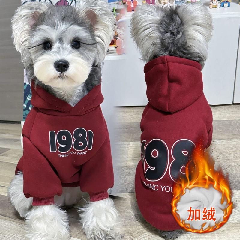 Custom Dog Hoodies Personalized Pet Hoodie for Corgi & Teddy Puppy