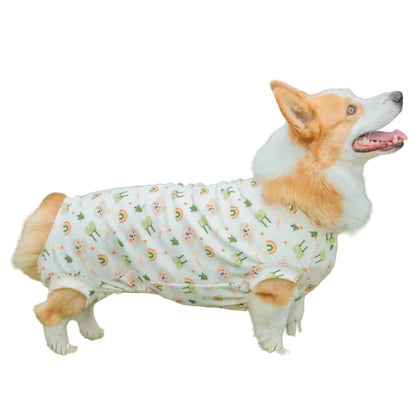 Dog Pajamas Soft Thermal Loungewear for Small Dogs & Puppies