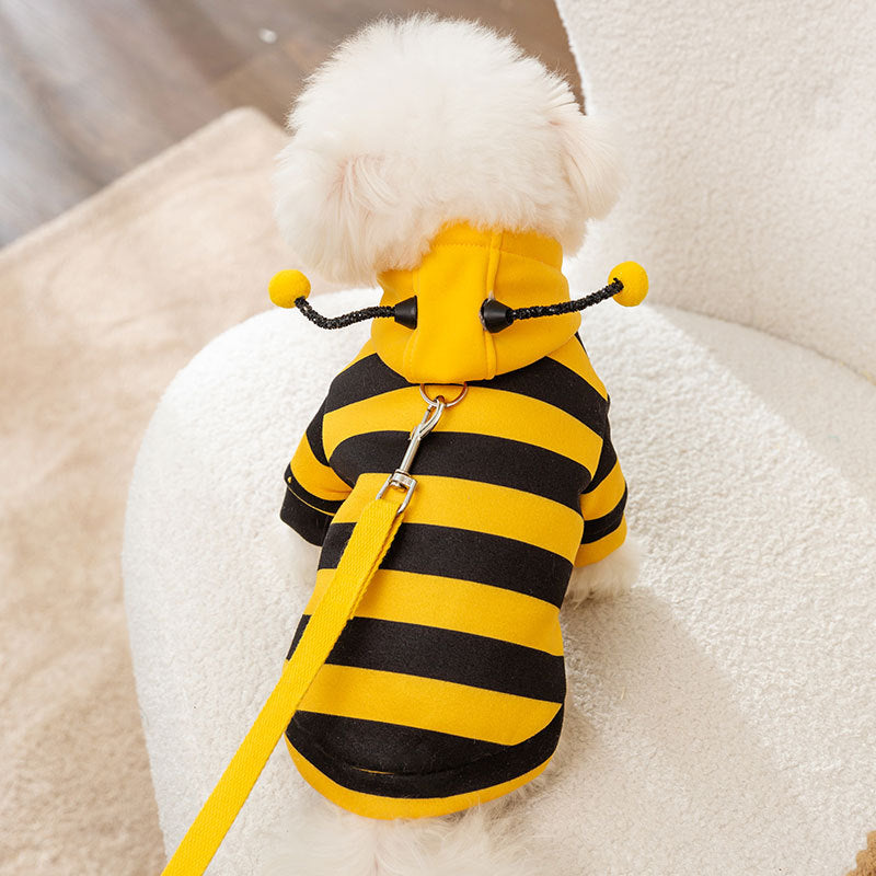 Hoodies for Dogs Cute Bumble Bee Costume for Small Dogs & Cats