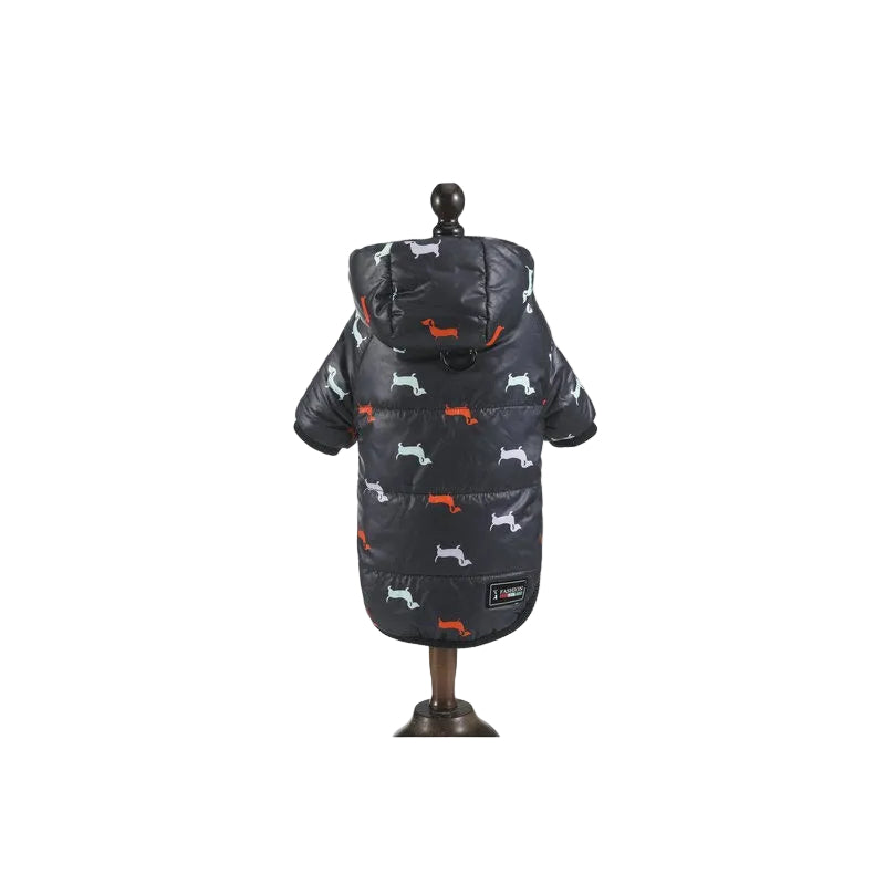 Hoodies with Dogs: Warm Winter Padded Coat for Corgis & Small Dogs