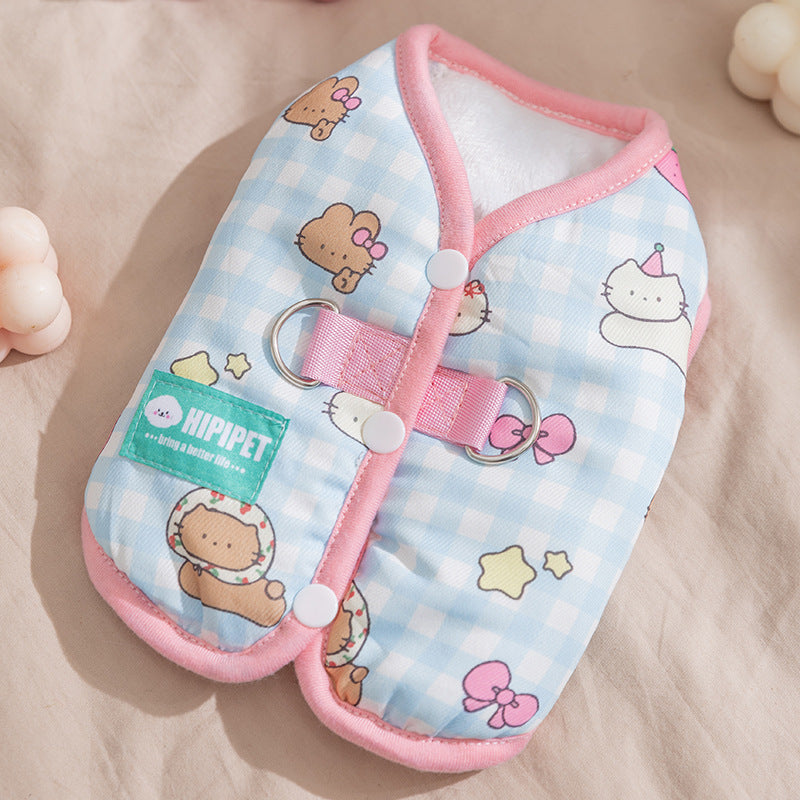 2026 New Doggie Coat - Thickened Warm Pet Vest for Dogs & Cats